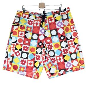 Patagonia Wavefarer Men's Board Shorts Funky Pattern Multicoloured ESTIMATED XXL